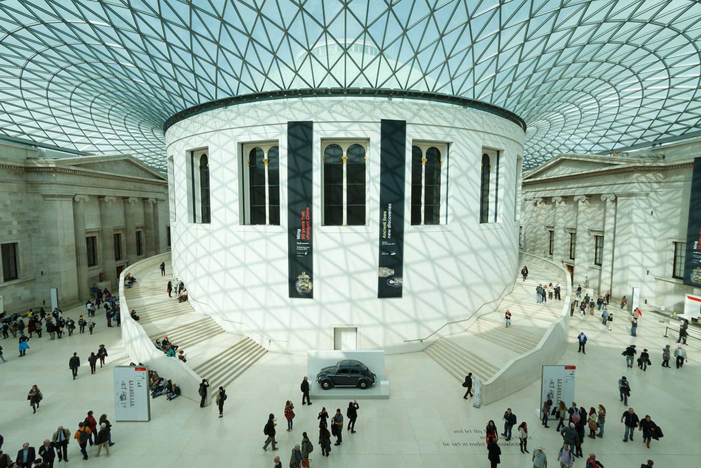 Resultado de imagen de el Gran Atrio de Isabel II, del Museo Británico